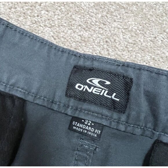 O’Neill Shorts Men’s Gray Pockets Size 32 - Picture 9 of 10